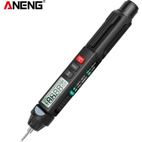 A3008 Pen Multimeter 6000 Counts Digital Multimeter Meter Tester with LCD Display Backlight Flashlight NCV Auto-off Multimeter