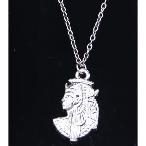 New Fashion Necklace 29x17mm Egypt Cleopatra Pendants Short Long Women Men Colar Gift Jewelry Choker