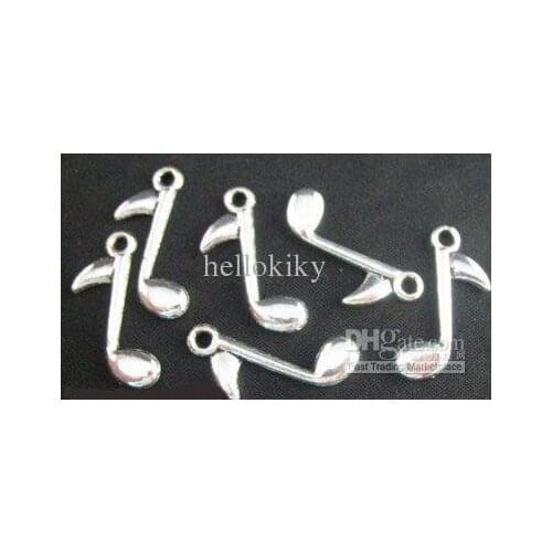 Whole Sales 280PCS Tibetan silver Metal NOTE charms 24x11mm A1958