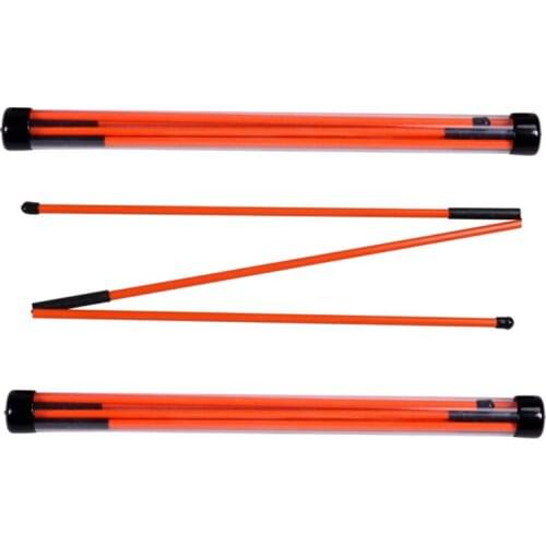 Golf Alignment Sticks Training Aid 3 Sections Foldable Practice Golf Training Equipment for Posture Corrector