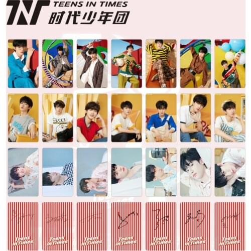 POP Group Teens In Times Photocards TNT LOMO Cards Double-Sided Postcards JIAQI MA YAOWEN LIU For Fans Collection Gifts B31