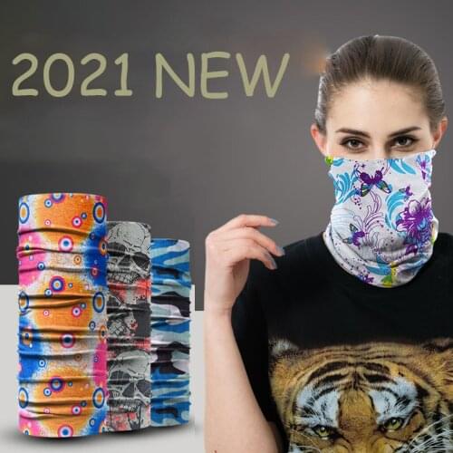 Men Printing Elastic Mountaineering Sweatband Hiking Scarf Neck Face UV Sun Hair Bands Fashion Women Sports Cycling Headwear