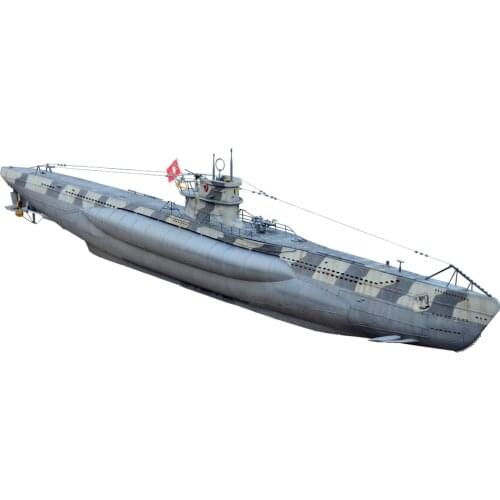 ARKMODEL German U-Boat Type VIIC RC Submarine 1:48 Scale Models Plastic Hobby Kit