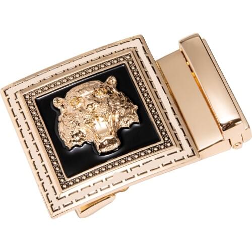 Luxury Brand Automatic Buckles for belt Designer mens buckle Gold metal buckle without belt for leather belt retchet buckle
