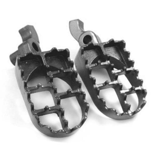Gray Foot Pegs For Honda 1995-1999 CR125 CR250 CR 125 250 1995-2005 CR500