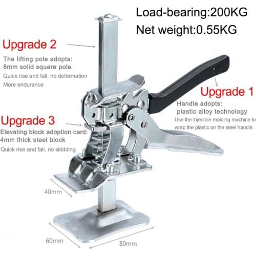 Tile Leveling System Professional Labor Saving Arm Constructed Precision Tile Height Locator Stainless Steel Lifting Tool