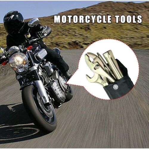 Universal Brand New Motorcycle Repair Tool Motorbike Wrench Tools Kit Accessories Screwdriver Pliers Wrenches Spark Plug Sleeve