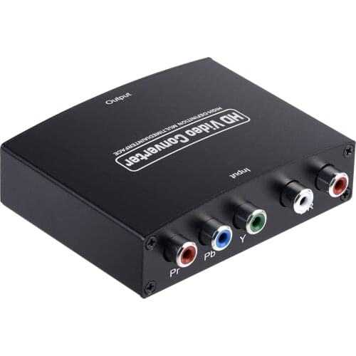 YPbPr to HDMI Converter Component to HDMI Converter For 4K Video Audio Converter Adapter HDMI for DVD PSP Xbox 360 PS2 Nintendo