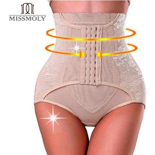 Miss Moly Tummy Control Panties Waist Cincher Underwear Invisible Butt Lifter Slimming Shapewear Woman Modeling Belt Bodyshaper