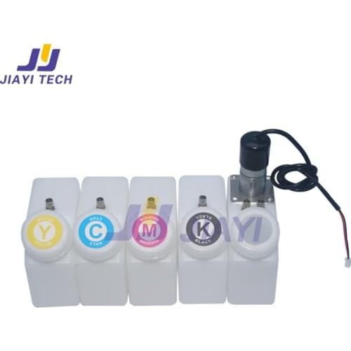 1Set 250ml 5Colors Ink Tank System Ink Bottle System with Stirring for Bulk Ink System for Epson R1300 L1800 Series Printer