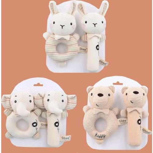 1pc New Born Baby Stroller Plush Rattle Toys Bell Bed Infant Stroller Hanging Bell Educational Rattle Toys Styles Soft Toys Gift