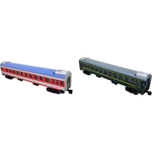 2pc 1:87 HO Scale Model Train Toy China Series Plastic Diesel Retro Toy Kids