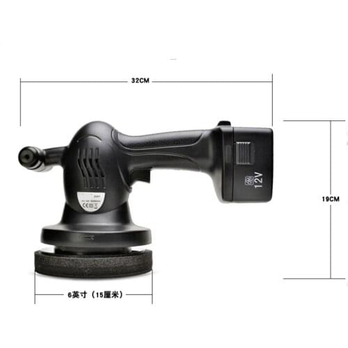 2 in 1 Car Polisher 220V 6inch Cordless Car Paint Care Tool Polishing Machine Sander Electric Floor Polisher