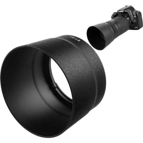 ET-63 Bayonet Lens Hood Shade for Canon EF-S 55-250mm F/4-5.6 IS for STM Lens Replace 58mm ET-63 Protector Camera Accessories
