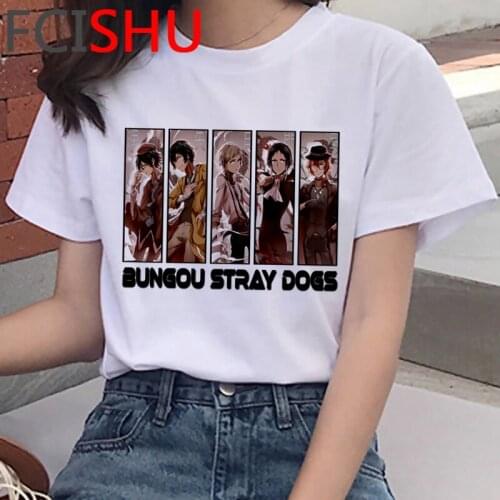 Bungou Stray Dogs t shirt men harajuku harajuku kawaii tumblr casual kawaii t shirt ulzzang
