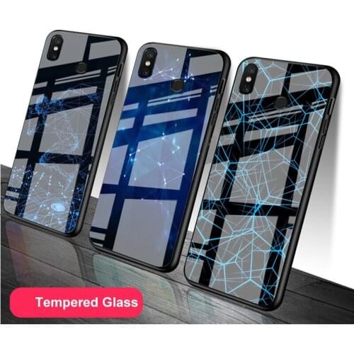 Technolocy art Tempered Glass Phone Case For Redmi Note 5 6 7 8 9 Pro Note8T Note9S Redmi8 9 Cover Shell