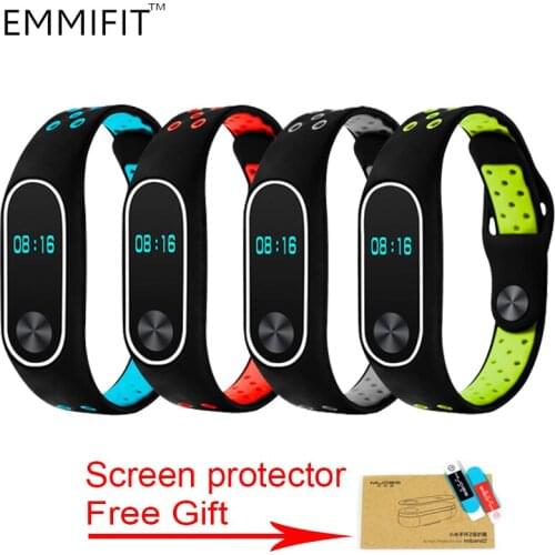 For Xiaomi Mi Band 2 Strap Miband 2 Bracelet Colorful Strap Wristband Replacement Smart Band Accessories For Mi Band 2 Silicone