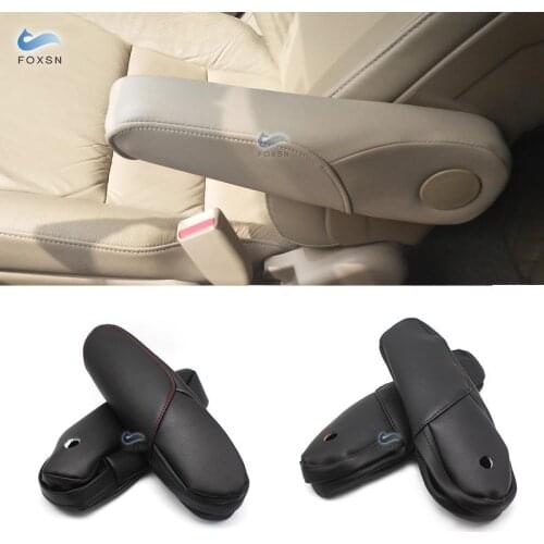 For Honda CRV 2007 2008 2009 Microfiber Leather Car Seat / Door Armrest Handle Decor Cover Trim