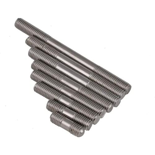 Double End Thread Rod M3~M16 Metric 304 Stainless Steel Headless Stud Bolts Screw Rod Tooth Stick Dual Head Threaded Bar