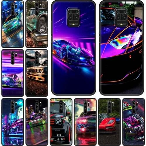 Tokyo Racing Car Fashion Silicone Phone Case For Redmi K40 Note 9S 9 Prime 8 Pro Max 10 7 7A 9A 9C Back Cover Fundas Capa