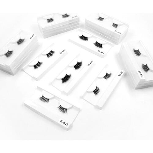 Wholesale High Quality 3D Mink Lash Pro Beauty Makeup Mini Half Corner Black False Eyelashes Natural Fake Eye Lashes Makeup