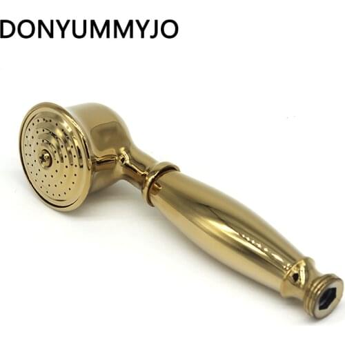 Newly US Handheld Shower Head Solid Brass Telephone Shape Water Saving Hand Shower Sprayer Bathroom Faucet Accessory
