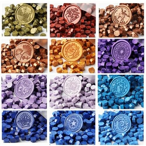 Fire Lacquer Wax Particles Sealing Wax Stamp Retro Envelope Invitations Sealing Wax Beads Wedding Birthday Craft Wax Particles