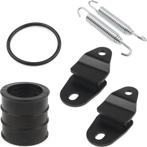 Exhaust Muffler Springs Stays Mounts Hangers Kit 2GU147710000 for Yamaha Banshee 350 YFZ350 1987-2006