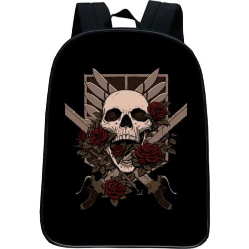 Hot Sale Attack On Titan Backpack Boys Girls School Backpacks Teens Daily Backpack Students Book Rucksack