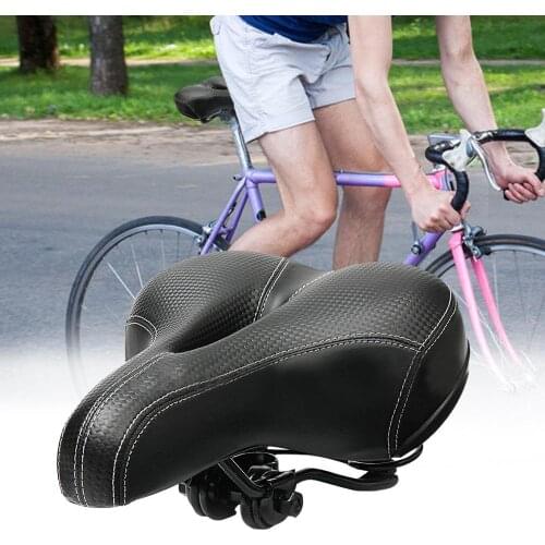 Bicycle seat riding saddle equipped with a mountain bike thickened and widened seat cushion large rear saddle