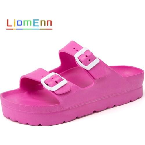 Summer Platform Slippers Women Shoes EVA Home House Slippers Casual Shoe Woman Pink White Red Beach Sandals Slides flip flops