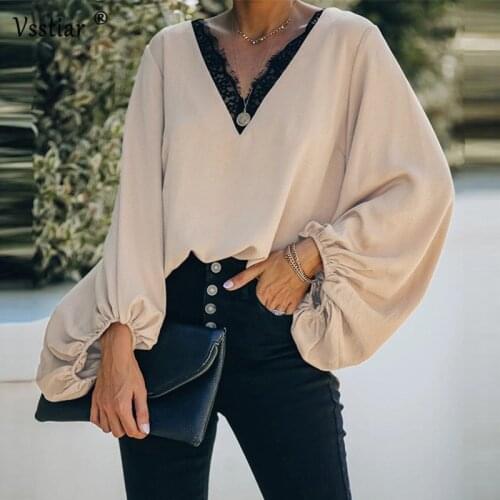 Vsstiar Blouses With Sleeves