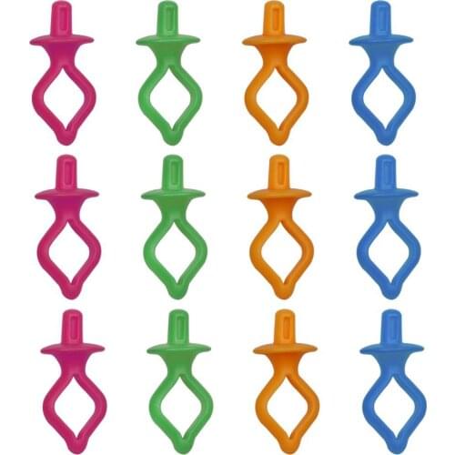 50 Pieces Colorful Silicone Bobbin Holder Clips Clamps Sewing Machine Accessories