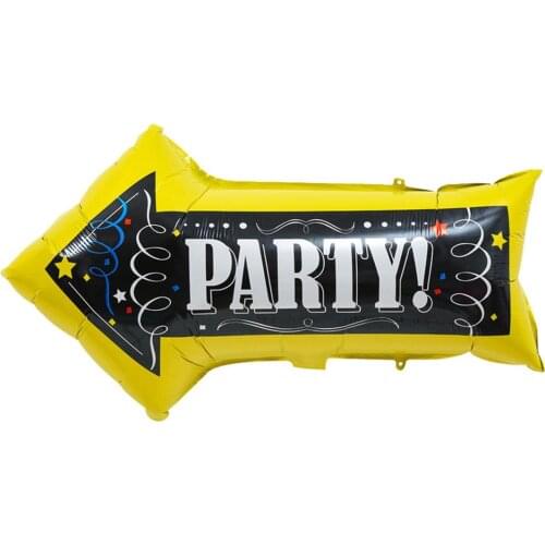 1 pc 82*50cm Arrow Shaped Foil Balloons Party Direction Signs Welcome Sign Birthday Party Decorations