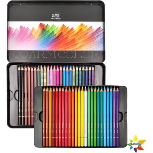 24 36 48 72 120 Drawing Sketch Pencil Soft oil Color Pencil Painting Coloring Artist Pencil Professional Adult Kids pencil Set