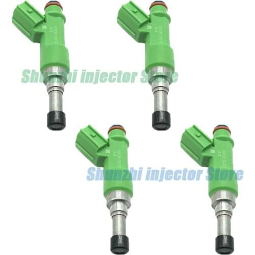 4pcs Fuel Injector Nozzle For Toyota 2TRFE Hilux Vigo OEM:23209-0C020 23250-0C020 232090C020 232500C020 23250 0C020