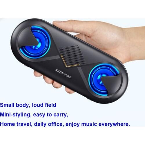 Hot Bluetooth-compatible 5.0 Speaker 4D Stereo Loudspeaker Outdoor Player Double Horns Support TF Card USB Drive AUX Wireless