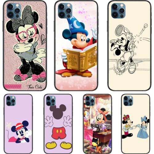 Mouse Special Minnie Anime Phone Cases cover For iphone 11 Pro Max case 12 8 7 6 S XR PLUS X XS SE 2020 mini mobile cell shell