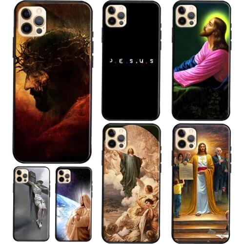 Jesus For iPhone 12 Pro Max mini Case For iPhone 11 Pro Max XS X XR SE 2020 6S 7 8 Plus Cover