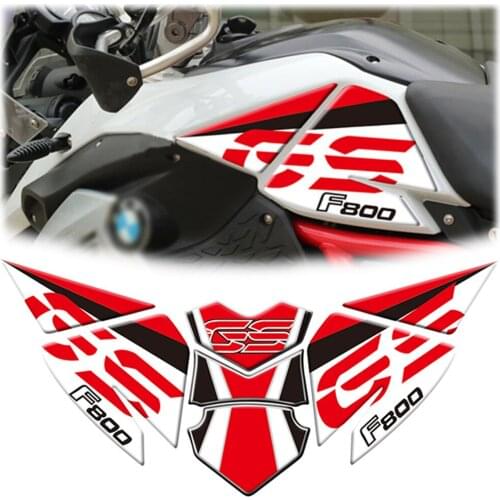 For BMW F800GS Fuel Tank Fish Bone Decals Fuel Tank Stickers Modified Carbon Fiber Fuel Tank Stickers Non-slip Stickers