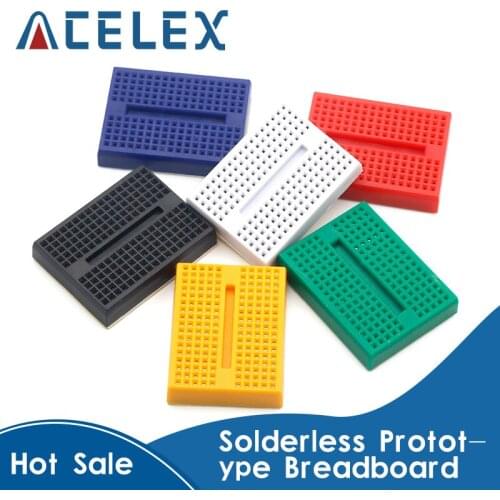 SYB-170 Mini Solderless Prototype Experiment Test Breadboard 170 Tie-points 35*47*8.5mm