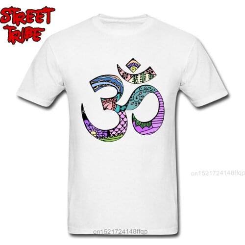 T-shirt Om T Shirt Men Muay Thai Tops Tees Unique Drawing Clothing Father Day Gift Tshirt Cotton High Quality Clothes Custom