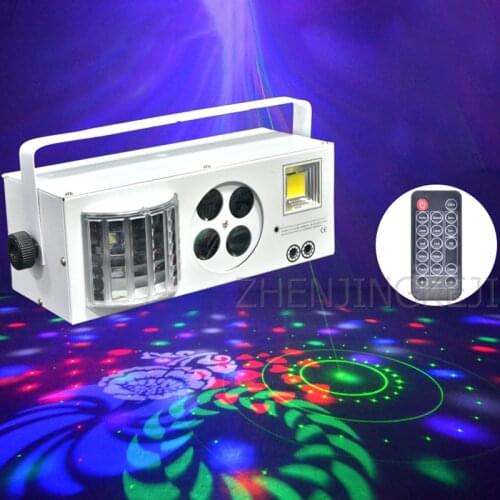 Home Use 110V / 220V Laser Light Butterfly Stage Light Bar Bungee Strobe Light Cabaret KTV Rotating Lantern With Remote Control