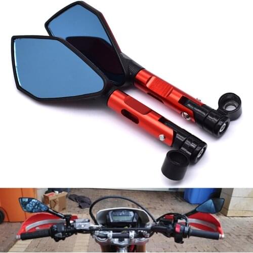 Motorcycle Universal 8mm 10mm Aluminum CNC rearview mirror For Yamaha XV1100 XV1000 XV 950 XTZ750 XTZ660 XT660Z XT660X XT600