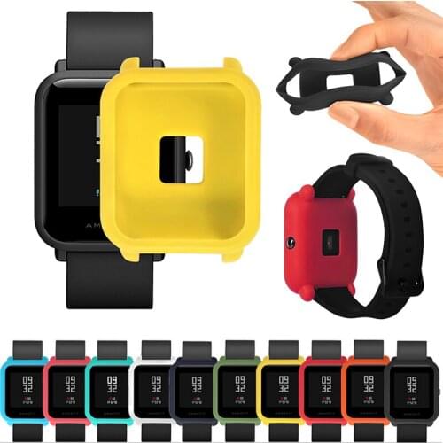 Soft TPU Protection Silicone Full Case Cover For Huami /Amazfit/ Bip/ Youth Watch