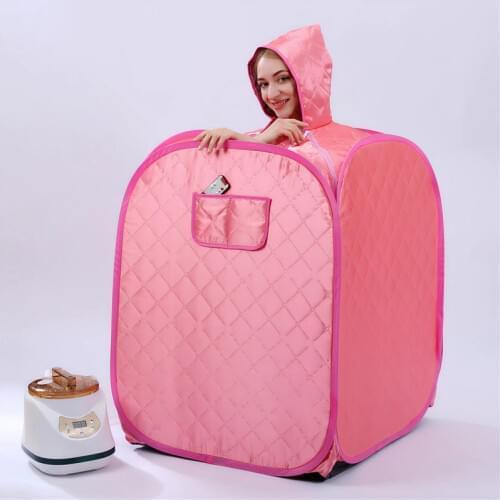 Portable Steam Sauna Cabin With Relax Sauna Portable Sauna 2.0L 1500W Steam Generator Weight Loss Home Sauna SPA