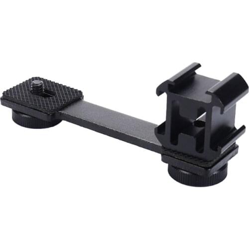 Professional Aluminum Alloy Hot Shoe Holder 1/4\" Screw Tripod Bracket Stand