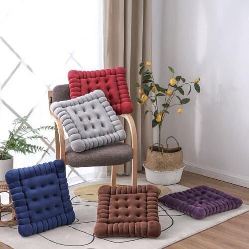 Rectangular Pouf Tatami Cushion Pillow Velvet Floor Cushions Seat Pillow Pad Throw Pillow Cushion Japanese Tatami cushion 40x42