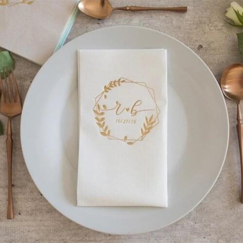 Custom Luncheon Family Napkins, Lunch Personalisierte Servietten, Bedruckte Servietten, Hochzeit, Personalized Napkins, Wedding