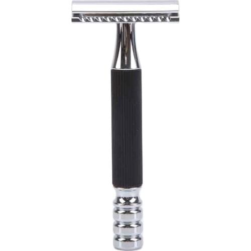 Yaqi Chrome And Black Color Brass Heavy Handle Wet Safety Razor